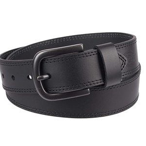❤️2/25 BRAND NEW Black Leather Dickies Plain Belt